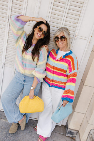 MAX STRIPED GILET BRIGHT COLORS