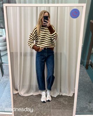 VINCE KNIT STRIPES BROWN/YELLOW