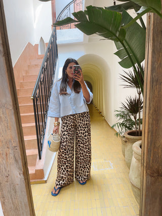 LIV CROPPED HEMD BLUE