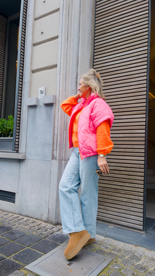 PIPER JACKET HOT PINK/ORANGE