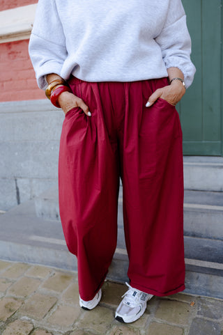 JULIE TROUSERS RED