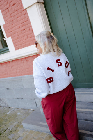 BILLIE SWEATER GREY 'BISOU’