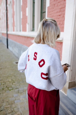 BILLIE SWEATER GREY 'BISOU’