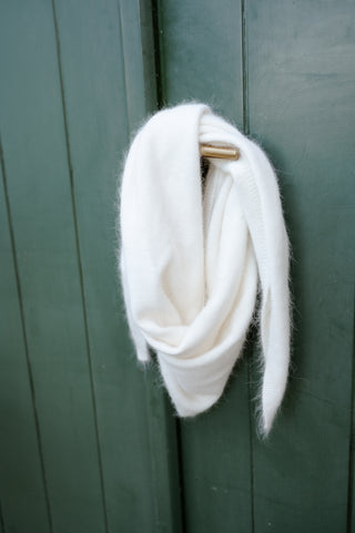 LEON SCARF WHITE
