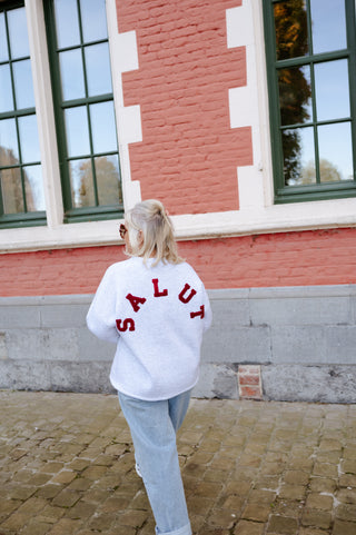 BILLIE SWEATER GREY 'SALUT'