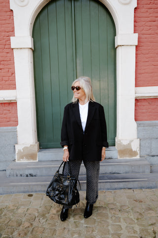 LEWIS JEANS BLACK STUDS