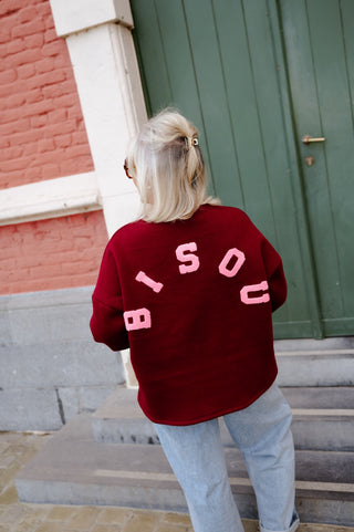 BILLIE SWEATER BURGUNDY 'BISOU'
