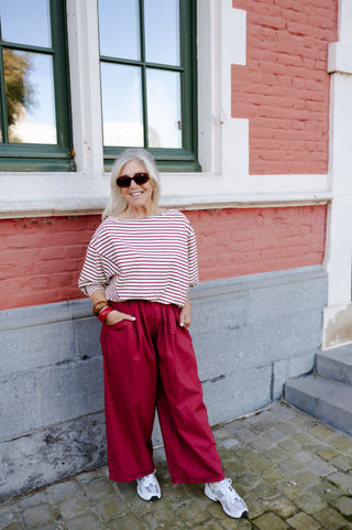 JULIE TROUSERS RED