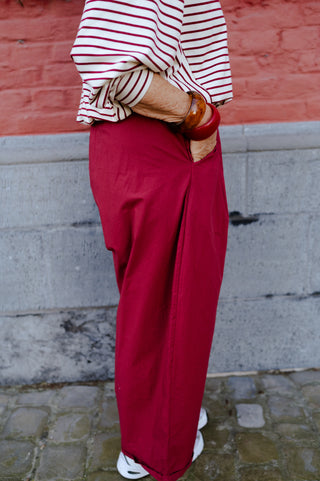 JULIE TROUSERS RED