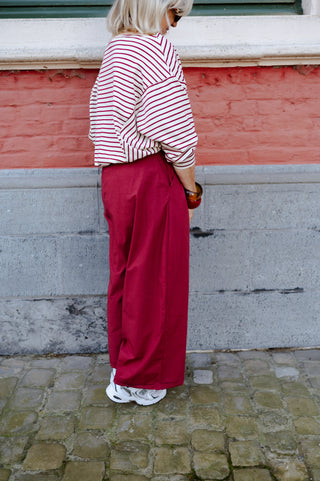 JULIE TROUSERS RED