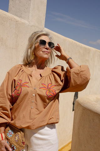JUDE BLOUSE CAMEL