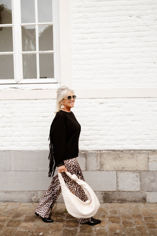 JONES TROUSERS LEOPARD