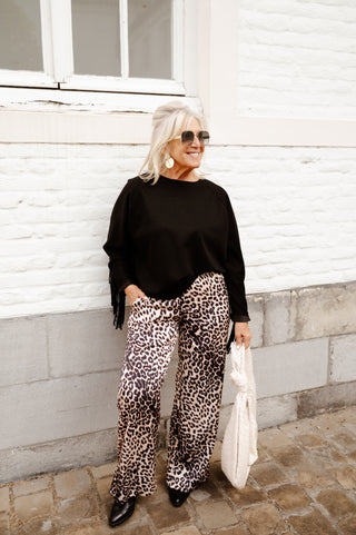JONES TROUSERS LEOPARD