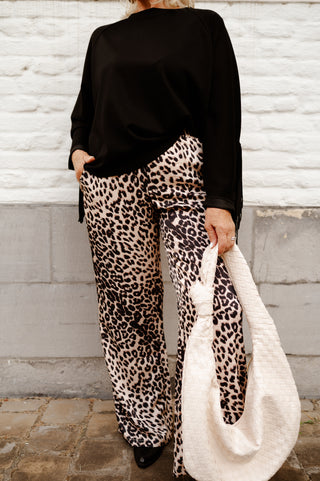 JONES TROUSERS LEOPARD