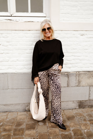 JONES TROUSERS LEOPARD