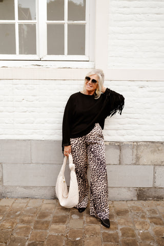 JONES TROUSERS LEOPARD