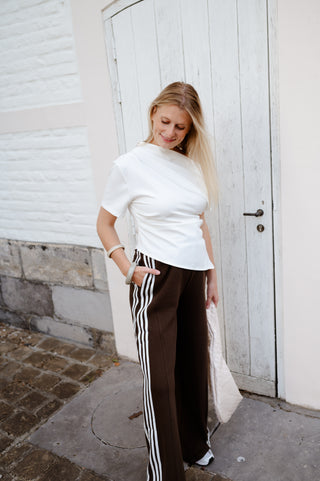 KAIA TROUSERS BROWN