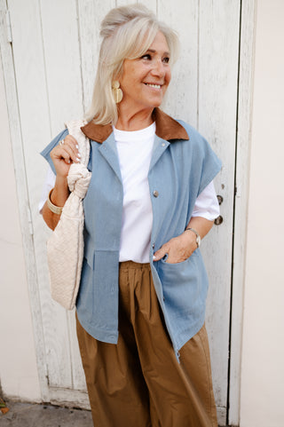 MONROE SLEEVELESS JACKET JEANS