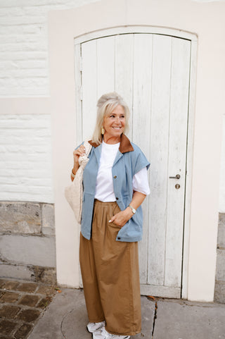 MONROE SLEEVELESS JACKET JEANS