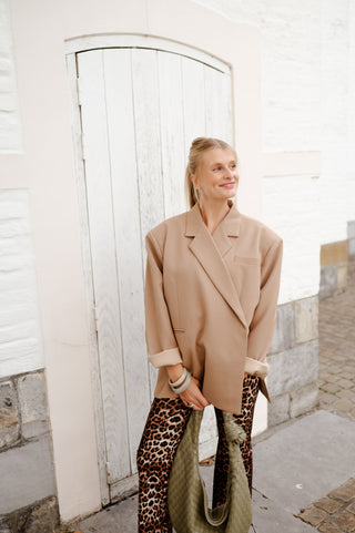 ELLIE BLAZER CAMEL