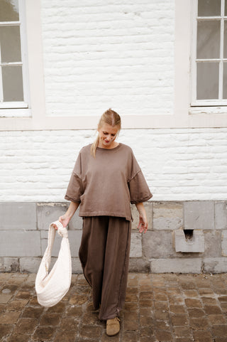 STELLA T-SHIRT BROWN