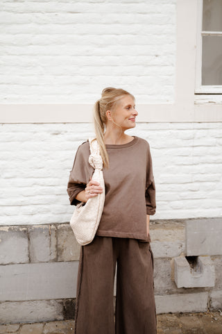 STELLA T-SHIRT BROWN