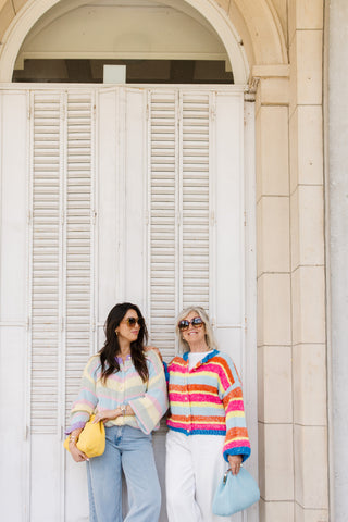 MAX STRIPED GILET BRIGHT COLORS