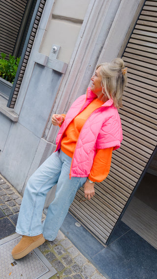 PIPER JACKET HOT PINK/ORANGE