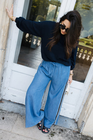 SPORTY JEANS TROUSERS