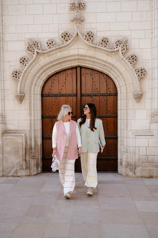 LIZZIE TROUSERS STRIPES PINK