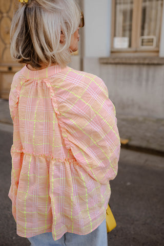 COCO BLOUSE PINK / YELLOW