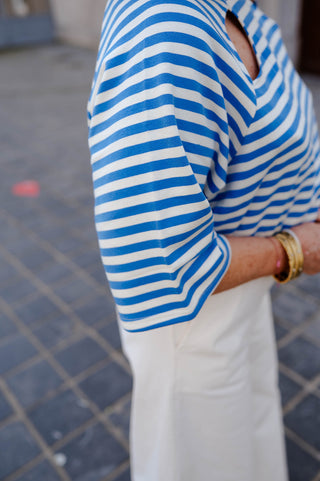 VENICE T-SHIRT STRIPES BLUE