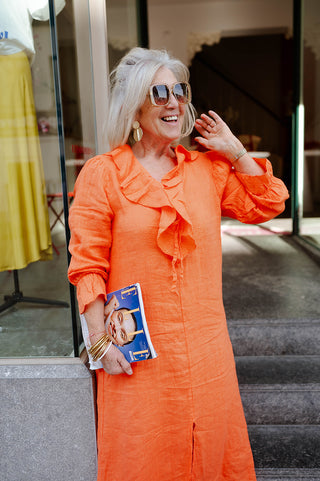 GRACE DRESS ORANGE