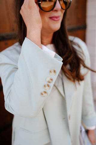 BECKY BLAZER MINTGREEN