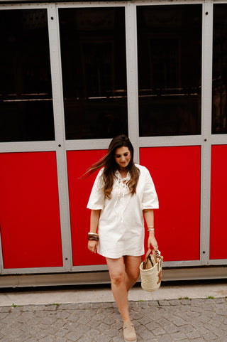 LOWIE DRESS ECRU