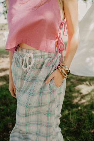 CLAIRE VICHY TROUSERS