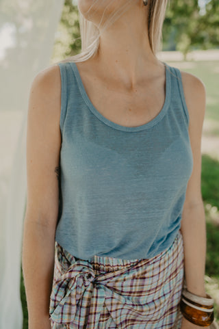 ROSE TOP BLUE