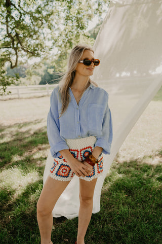 OLIVIA CROCHET SHORT