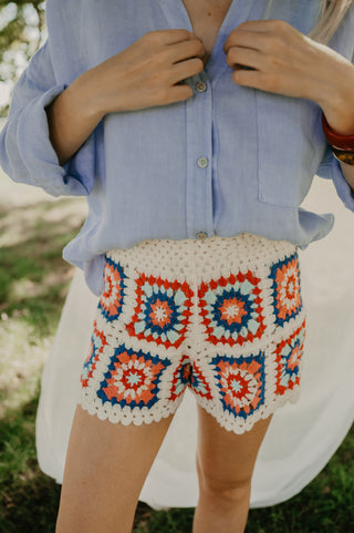 OLIVIA CROCHET SHORT