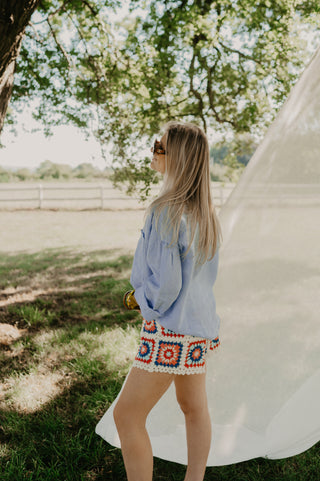 OLIVIA CROCHET SHORT
