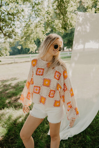 GRACE CROCHET SWEATER