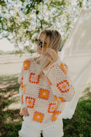 GRACE CROCHET SWEATER