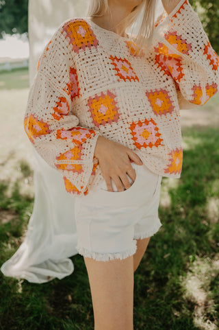 GRACE CROCHET SWEATER