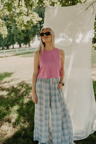 CLAIRE VICHY TROUSERS