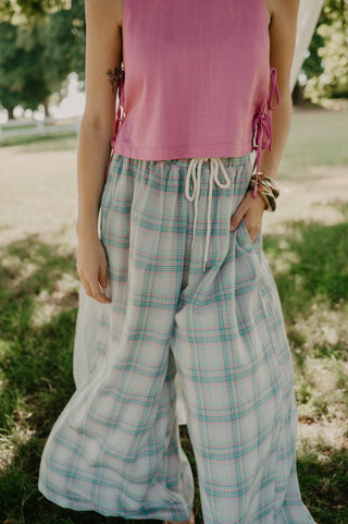 CLAIRE VICHY TROUSERS