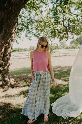 CLAIRE VICHY TROUSERS