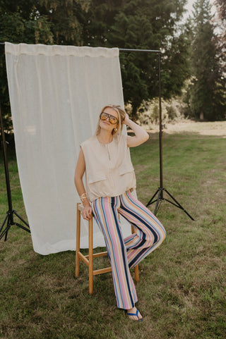 IVY CROCHET TROUSERS MULTI