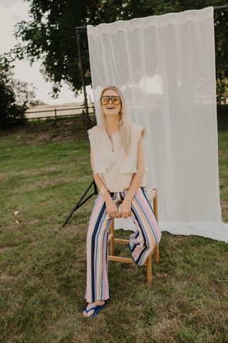 IVY CROCHET TROUSERS MULTI