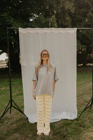 FLORA T-SHIRT GREY