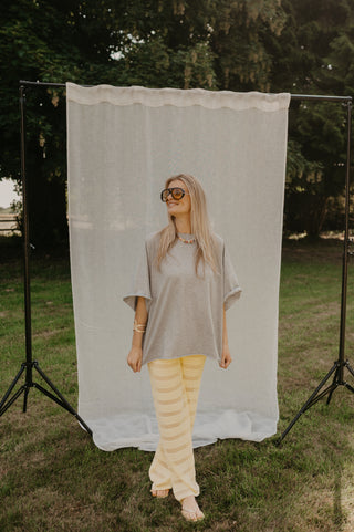 FLORA T-SHIRT GREY